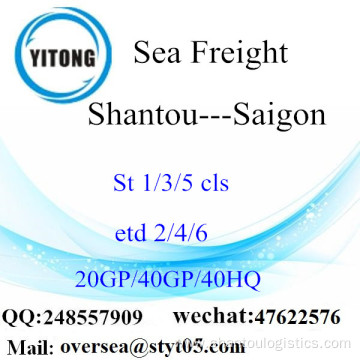 Shantou Port Sea Freight Shipping To Saigon
